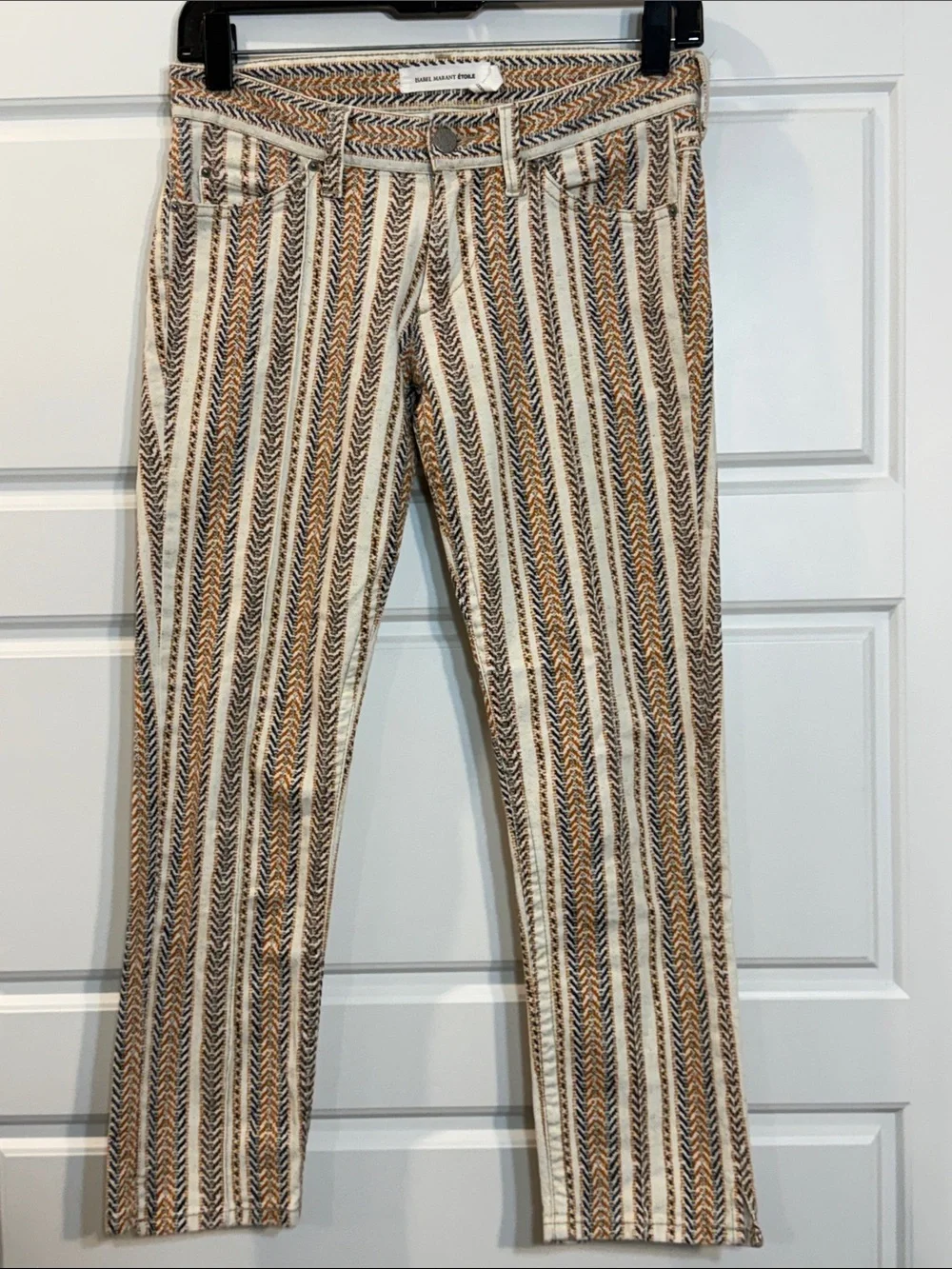Isabel Marant Etoile $290 retail Cooper Cropped Skinny Pants Sz 4 - 36